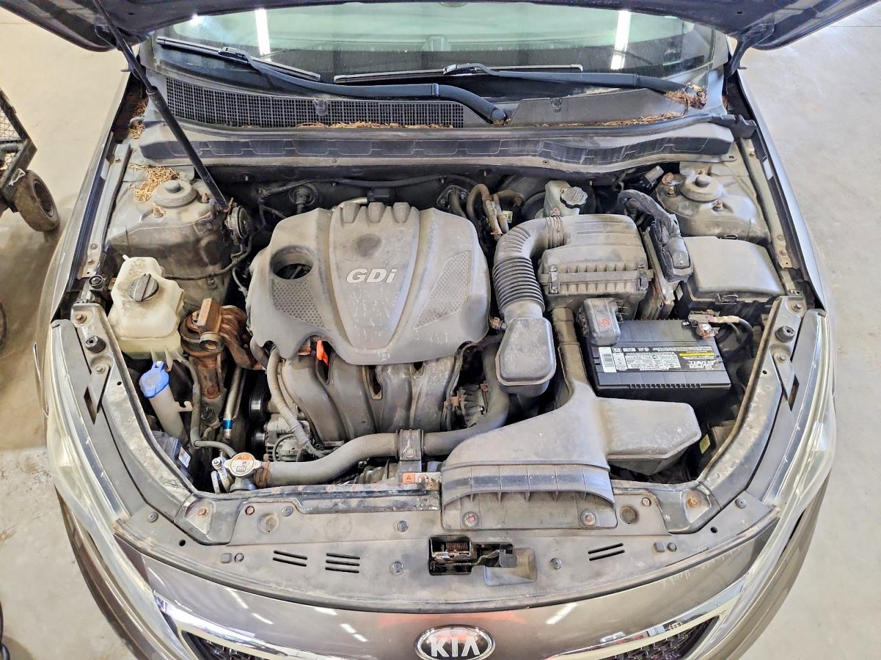 2013 Kia Optima Lx Gray vin: 5XXGM4A7XDG094561