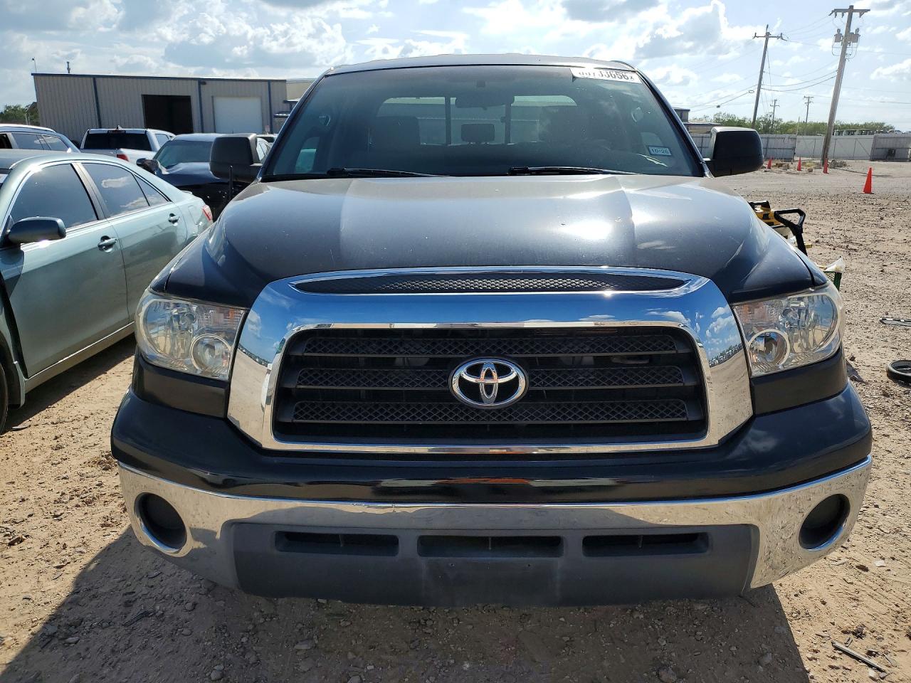 2007 Toyota Tundra Double Cab Sr5 Black vin: 5TFRV54107X032361