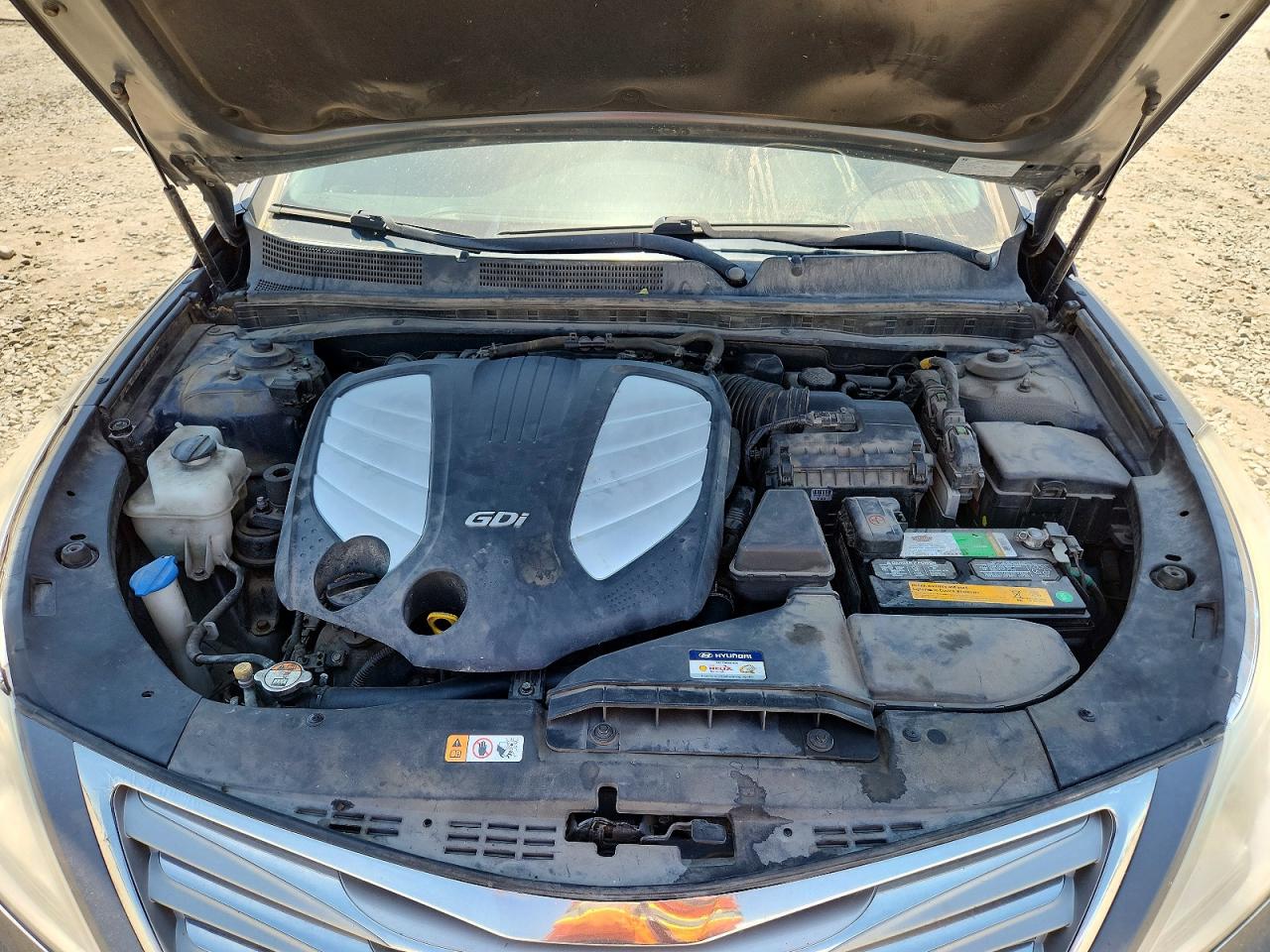 2013 Hyundai Azera Base Gray vin: KMHFH4JG7DA321647