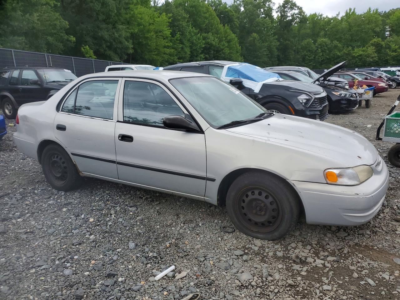 2000 Toyota Corolla Ve Серебряный vin: 1NXBR12E3YZ383820