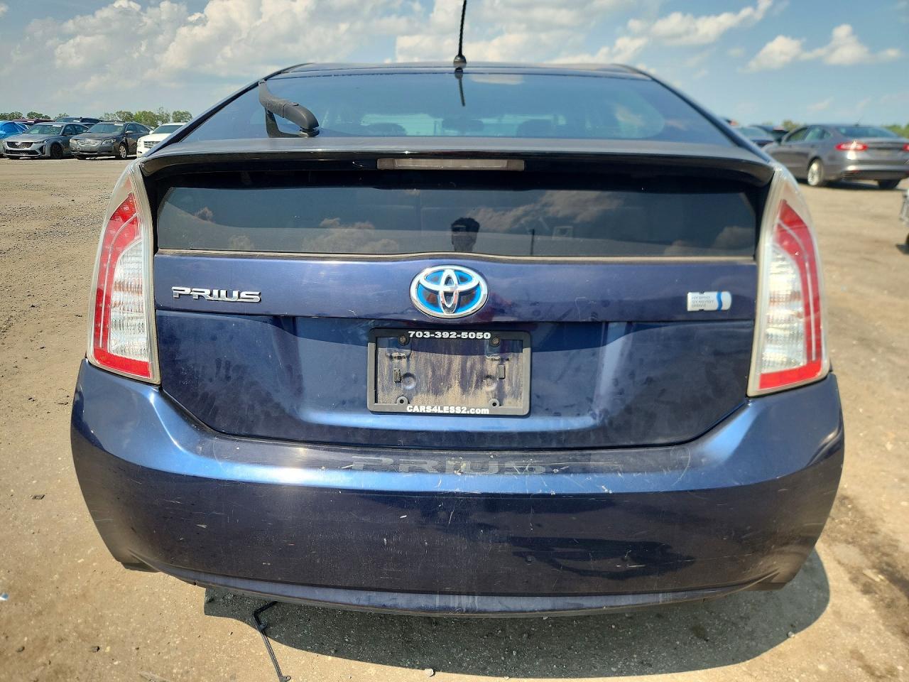 2013 Toyota Prius Two Blue vin: JTDKN3DU1D1634801