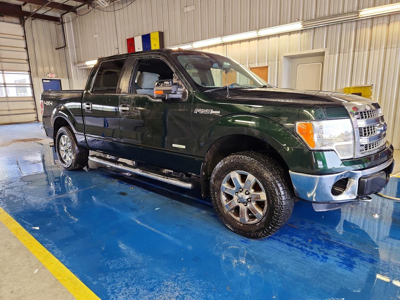 2014 Ford F150 Supercrew Green vin: 1FTFW1ET7EFB76002