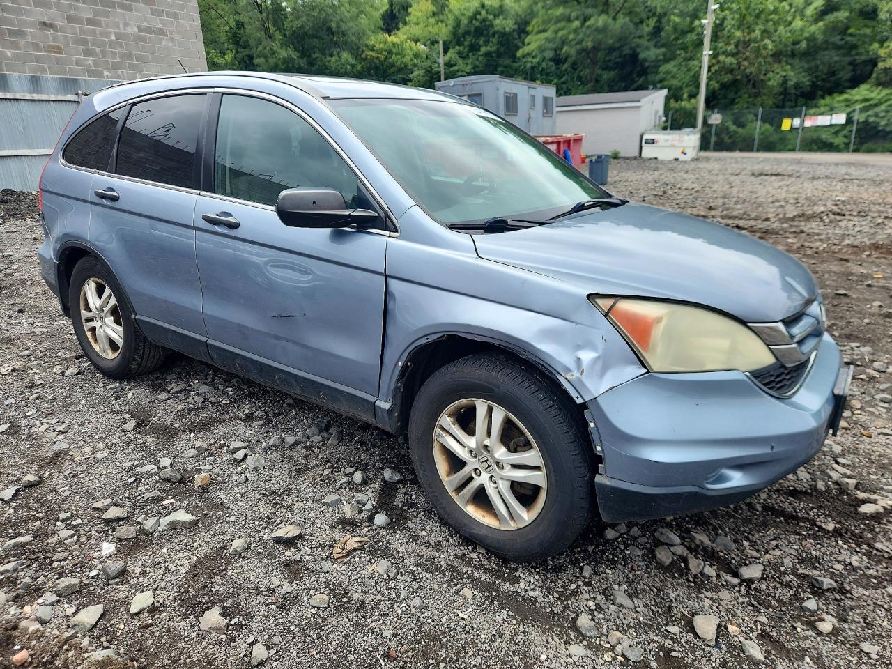 2010 Honda Cr-v Ex Blue vin: 3CZRE4H58AG703434