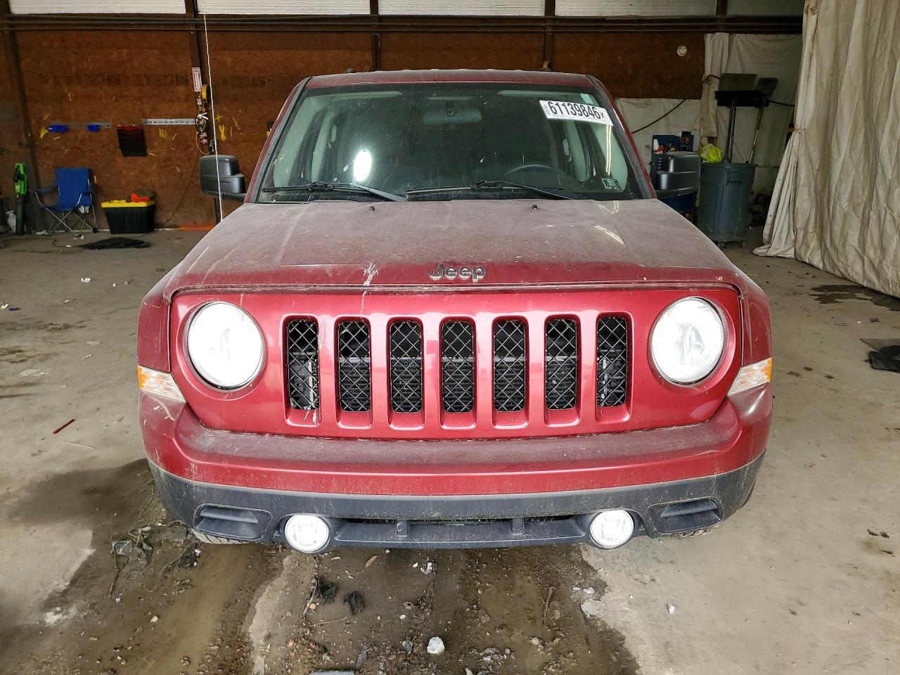 2015 Jeep Patriot Sport Maroon vin: 1C4NJRBB8FD130938