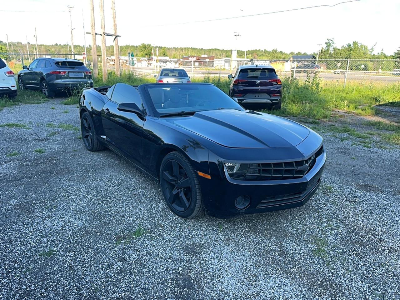 2012 Chevrolet Camaro Lt Black vin: 2G1FB3D36C9166648