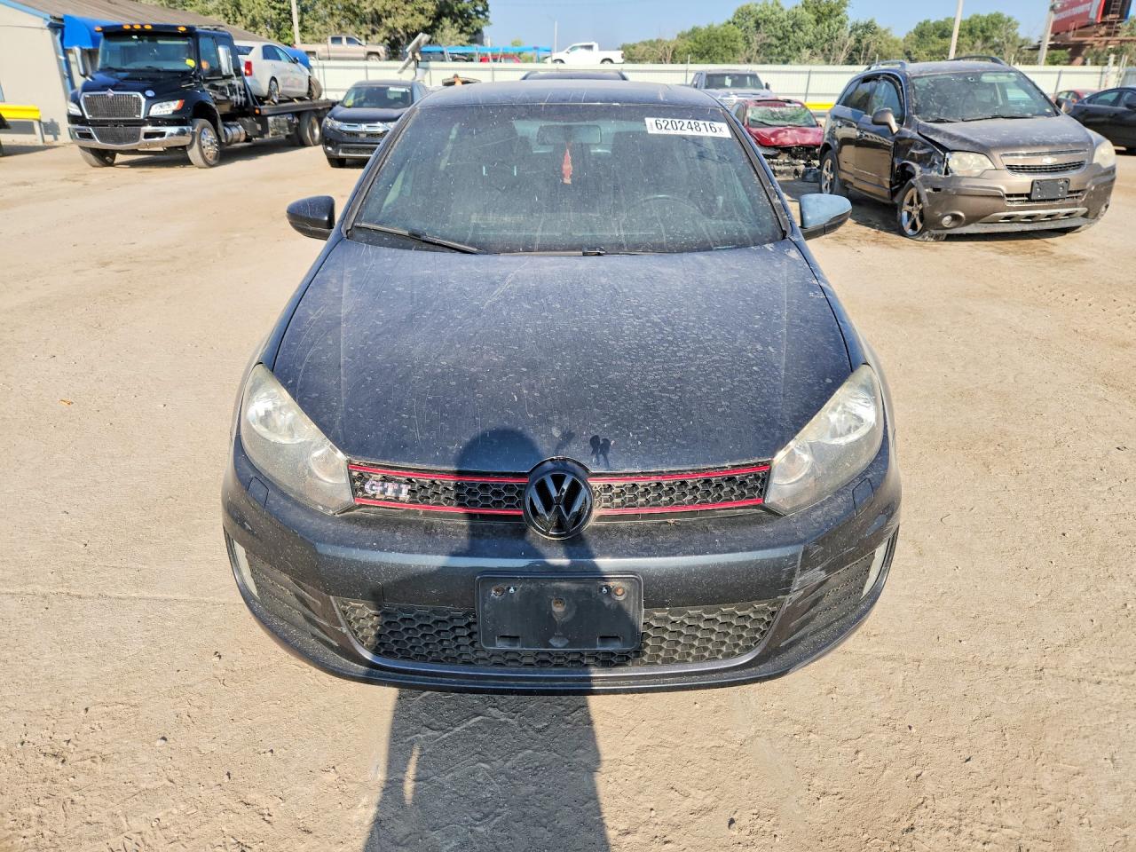 2012 Volkswagen Gti Черный vin: WVWHD7AJXCW145720
