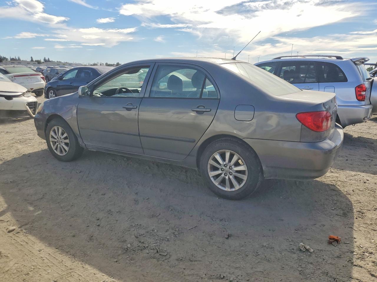 2007 Toyota Corolla Ce Gray vin: 1NXBR32E37Z866508