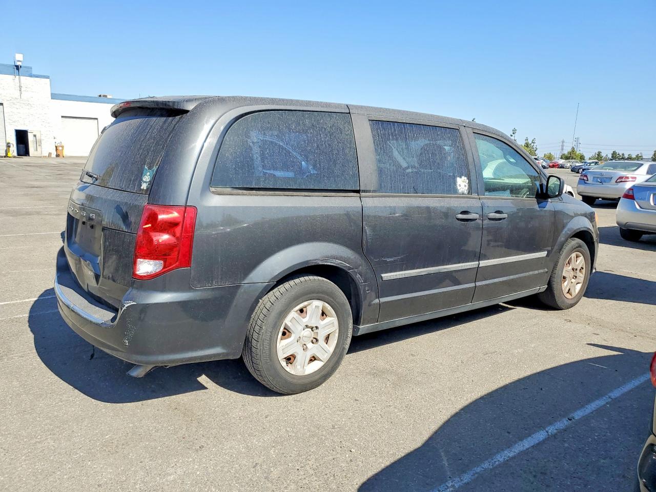 2012 Dodge Grand Caravan Se Серый vin: 2C4RDGBG1CR258214