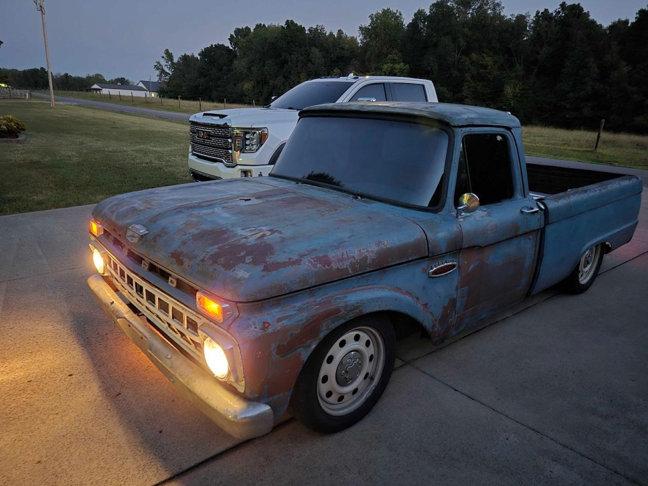 1965 Ford F100 Синий vin: F10DK709012