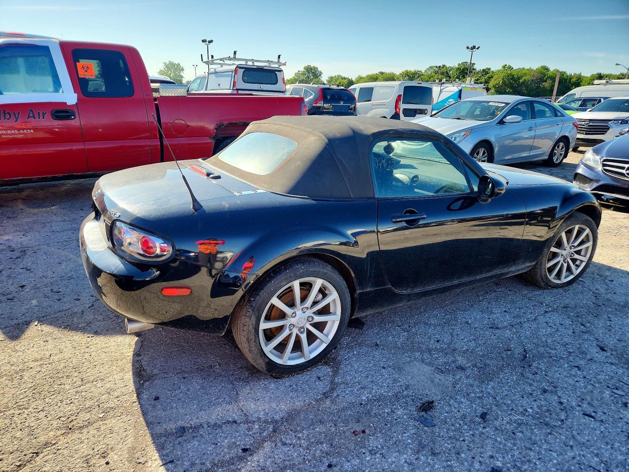2006 Mazda Mx-5 Miata Black vin: JM1NC25F960119034