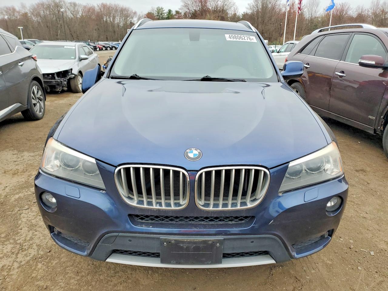 2014 Bmw X3 Xdrive35i Синий vin: 5UXWX7C54E0E75245