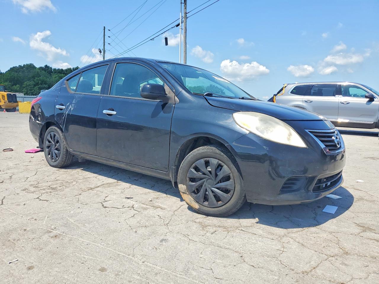 2014 Nissan Versa 1.6 Sv Black vin: 3N1CN7AP6EL833205
