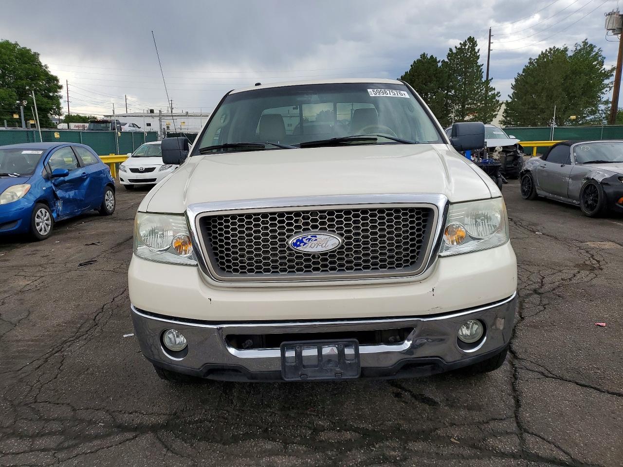 2007 Ford F150 Supercrew White vin: 1FTPW14V17FB16601