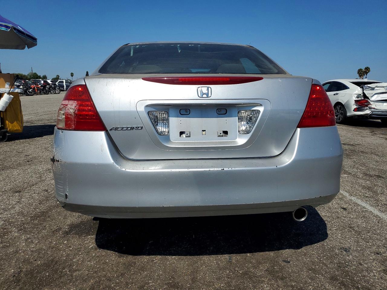 2007 Honda Accord Ex Silver vin: 1HGCM56787A011868