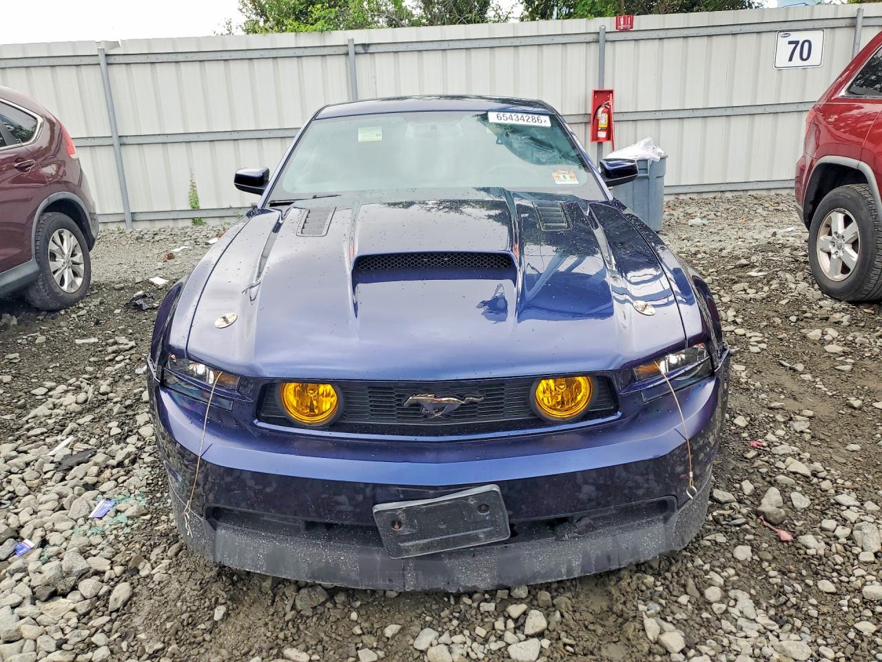 2012 Ford Mustang Gt Синий vin: 1ZVBP8CF8C5239979