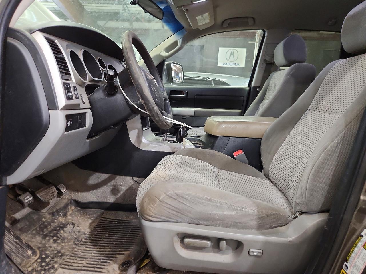 2008 Toyota Tundra Sr5 Gray vin: 5TBBT54188S458970