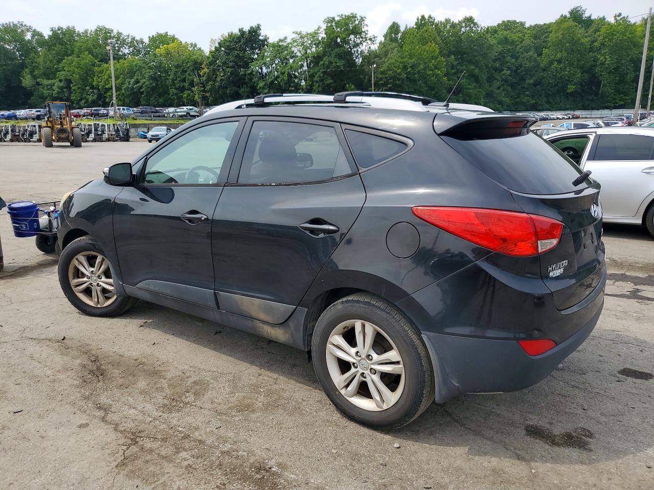 2013 Hyundai Tucson Gls Black vin: KM8JUCAC2DU584057