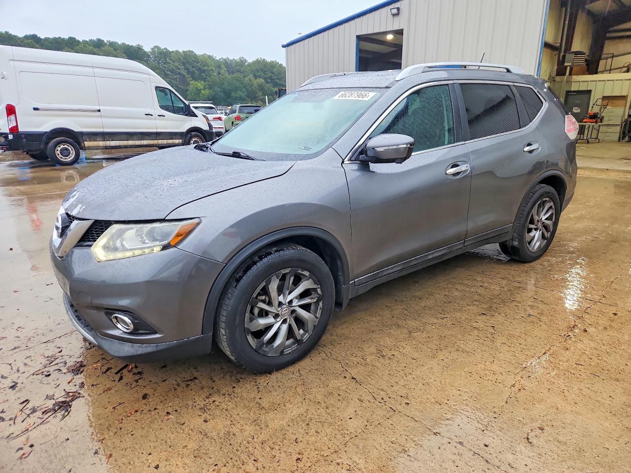 2015 Nissan Rogue Sl Gray vin: 5N1AT2MT7FC861996