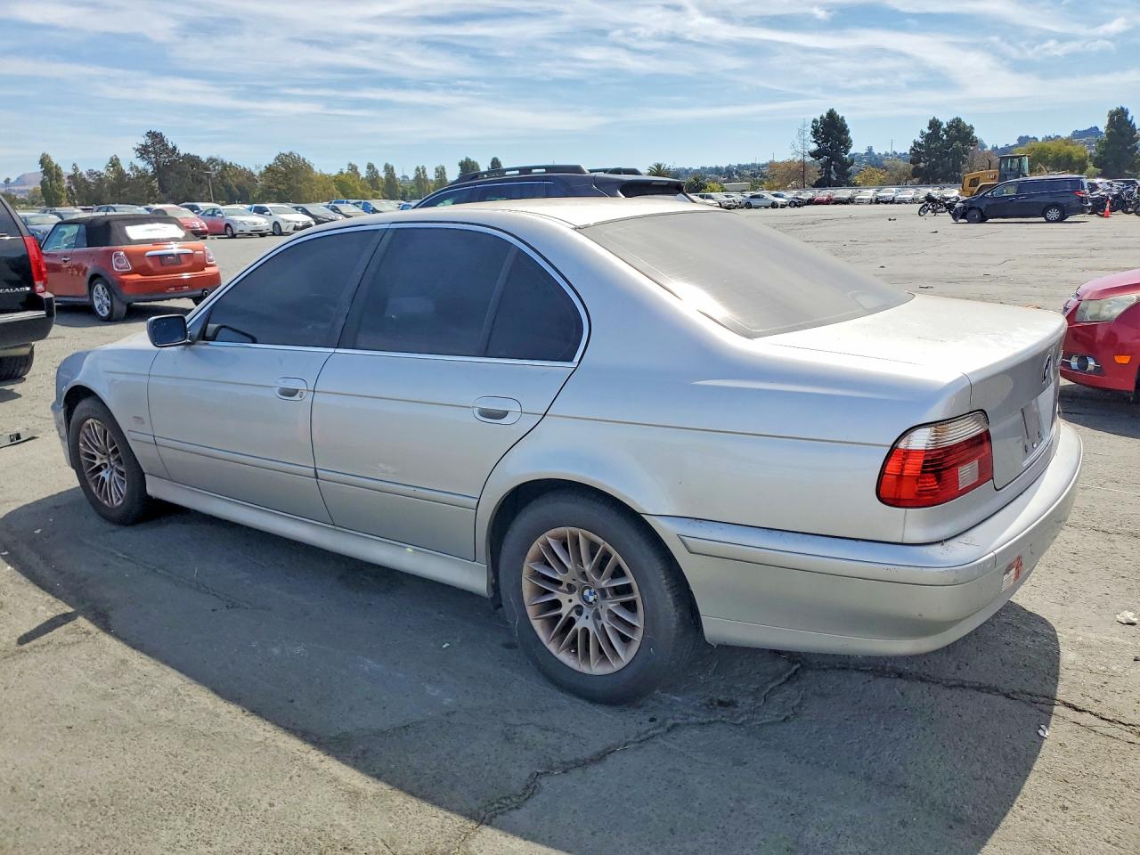 2003 Bmw 530 I Automatic Silver vin: WBADT63423CK31086