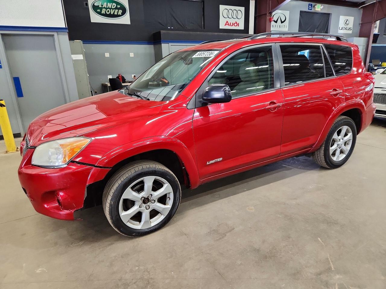 2012 Toyota Rav4 Limited Red vin: 2T3DF4DV2CW257254