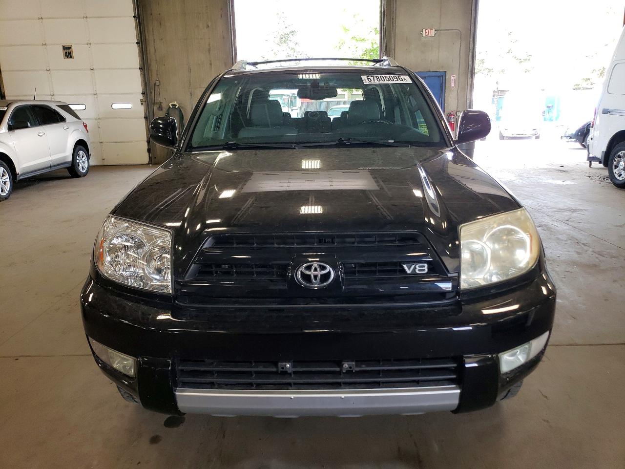 2003 Toyota 4runner Limited Black vin: JTEBT17R530016513