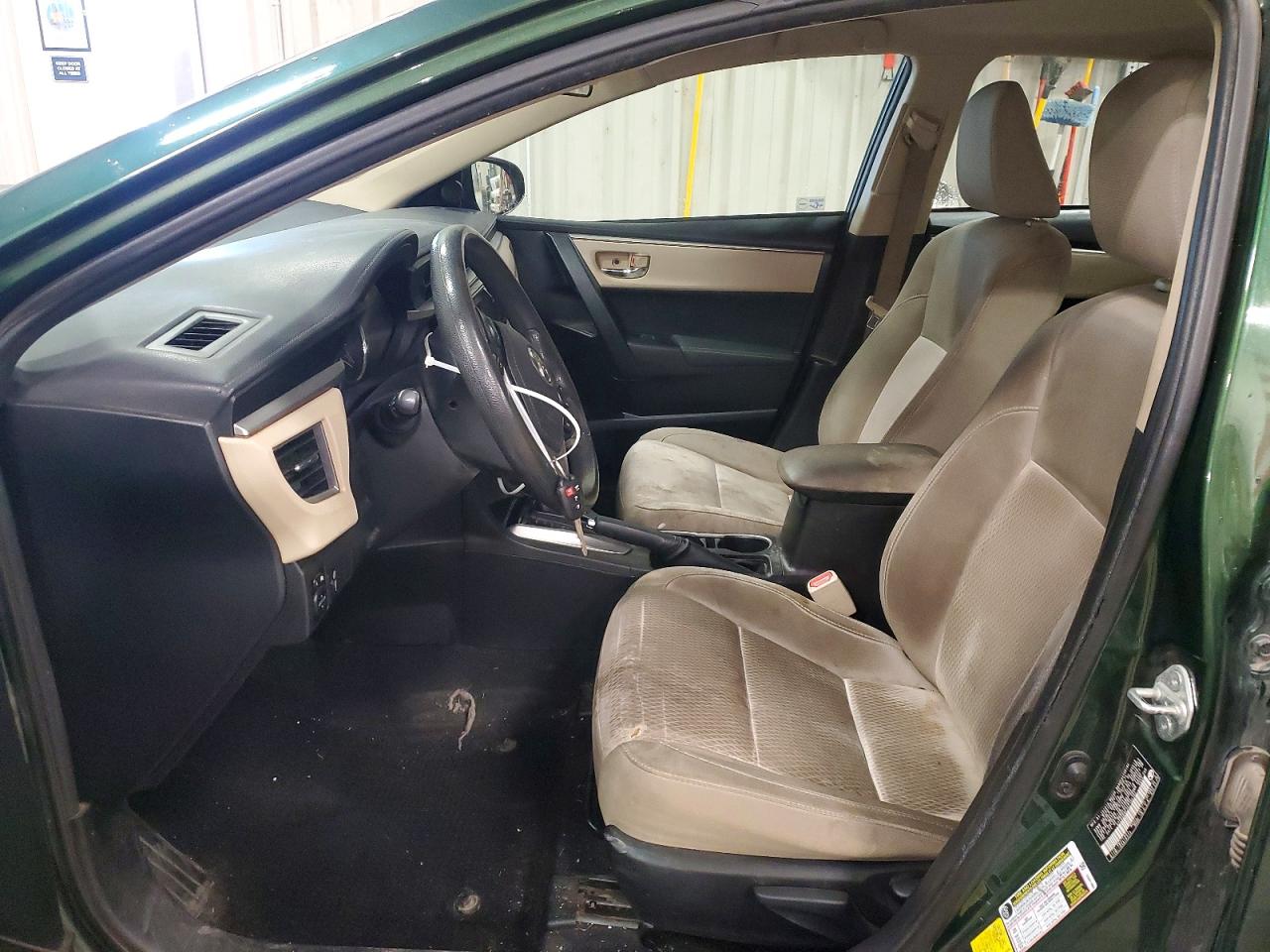 2014 Toyota Corolla Le Green vin: 5YFBURHE2EP104102