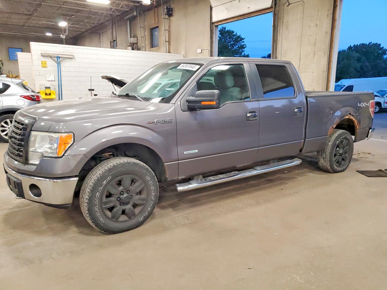 2012 Ford F150 Supercrew Серый vin: 1FTFW1ET0CKD97140