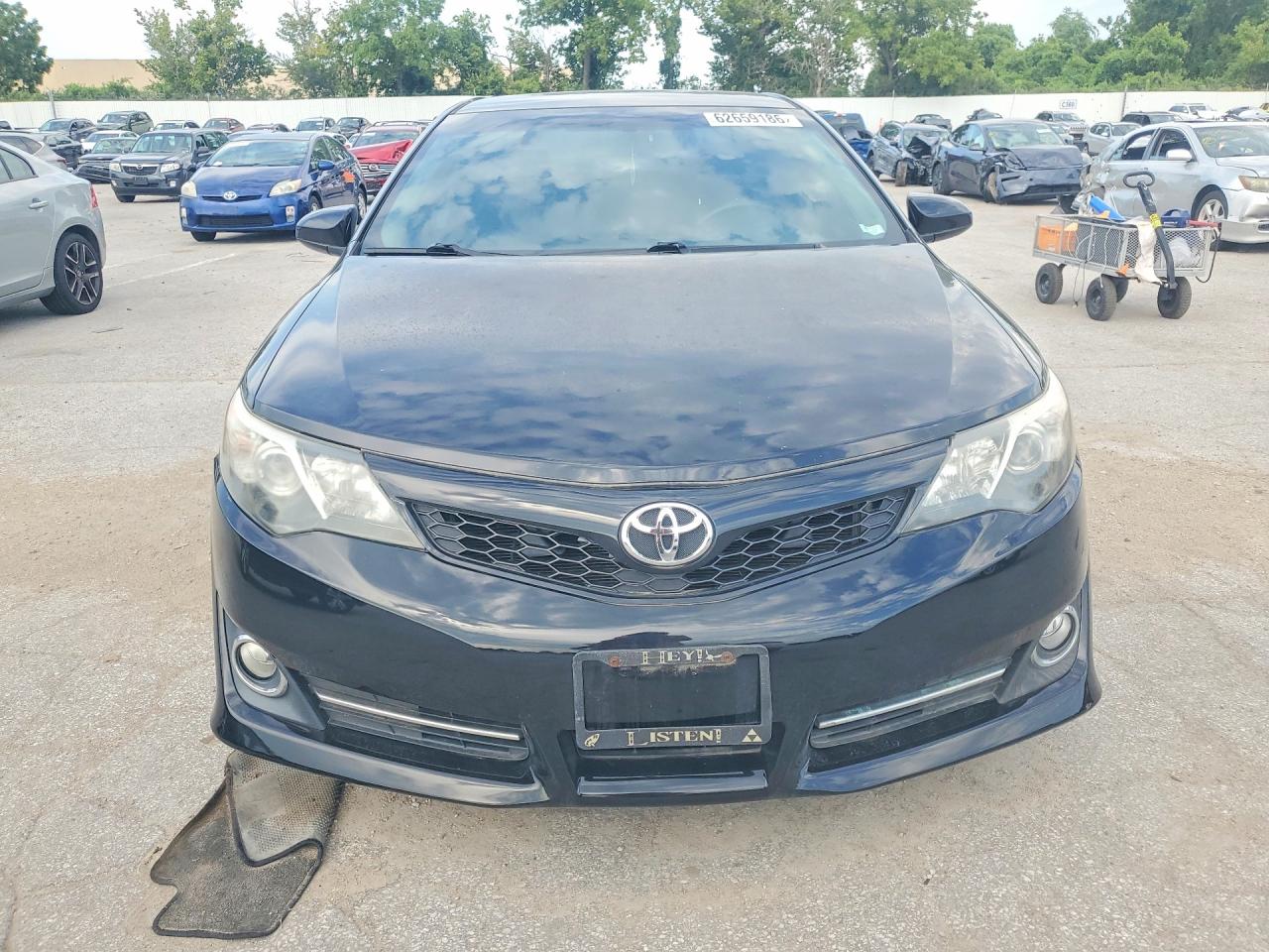 2012 Toyota Camry Se Black vin: 4T1BF1FK6CU133621
