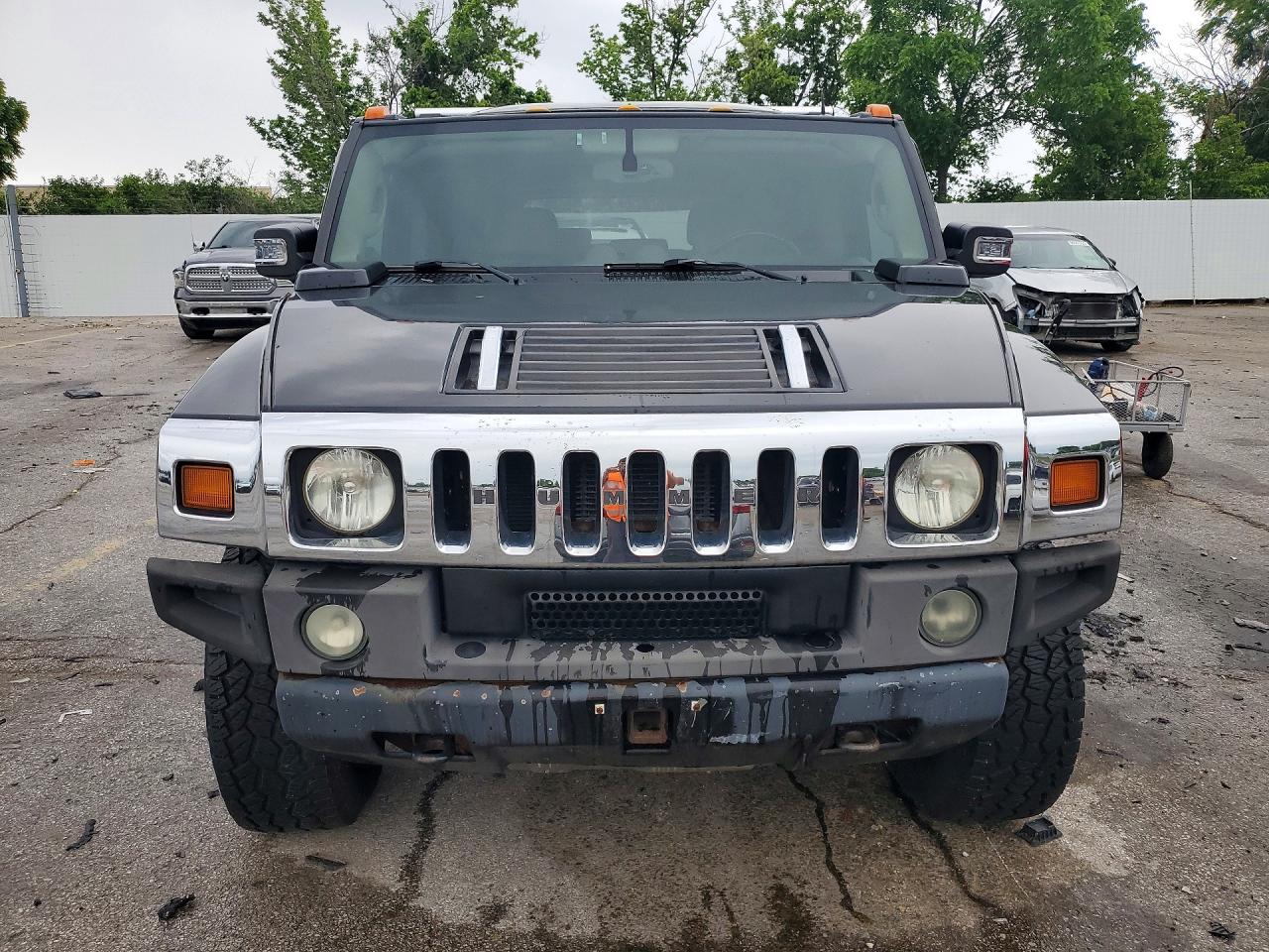 2004 Hummer H2 Черный vin: 5GRGN23U24H112847