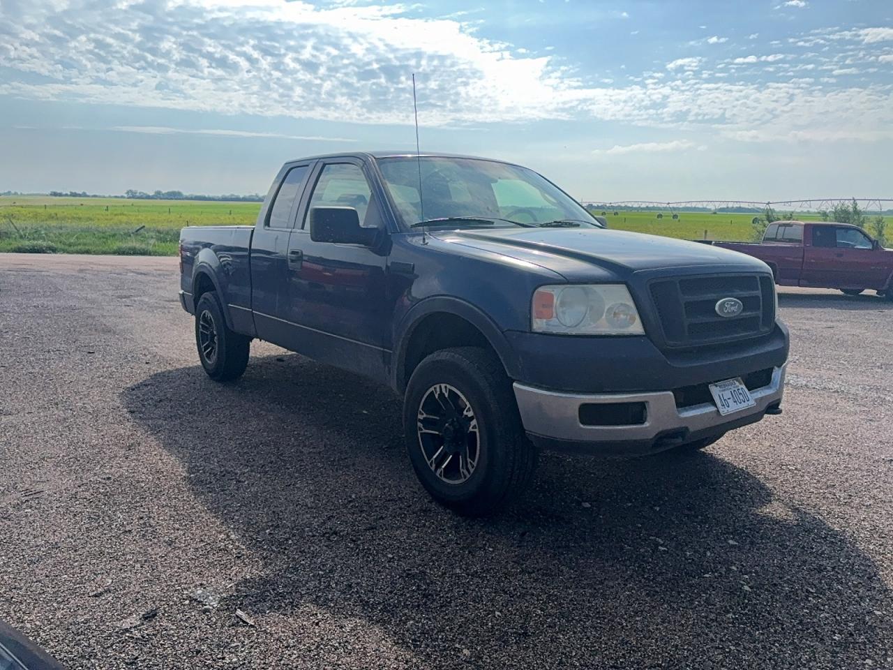 2005 Ford F-150 Blue vin: 1FTPX14595FA53807