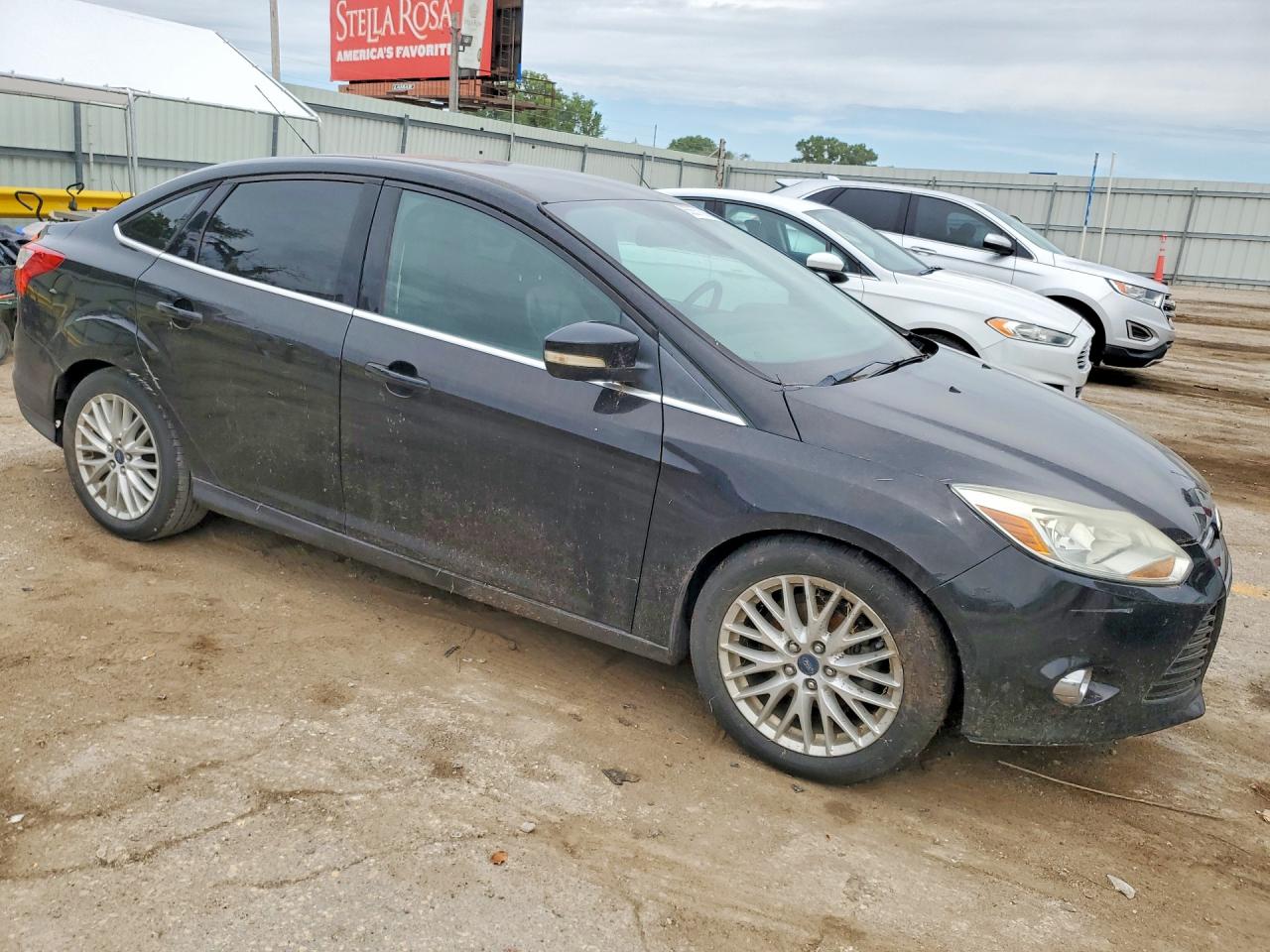 2012 Ford Focus Sel Black vin: 1FAHP3H27CL477958