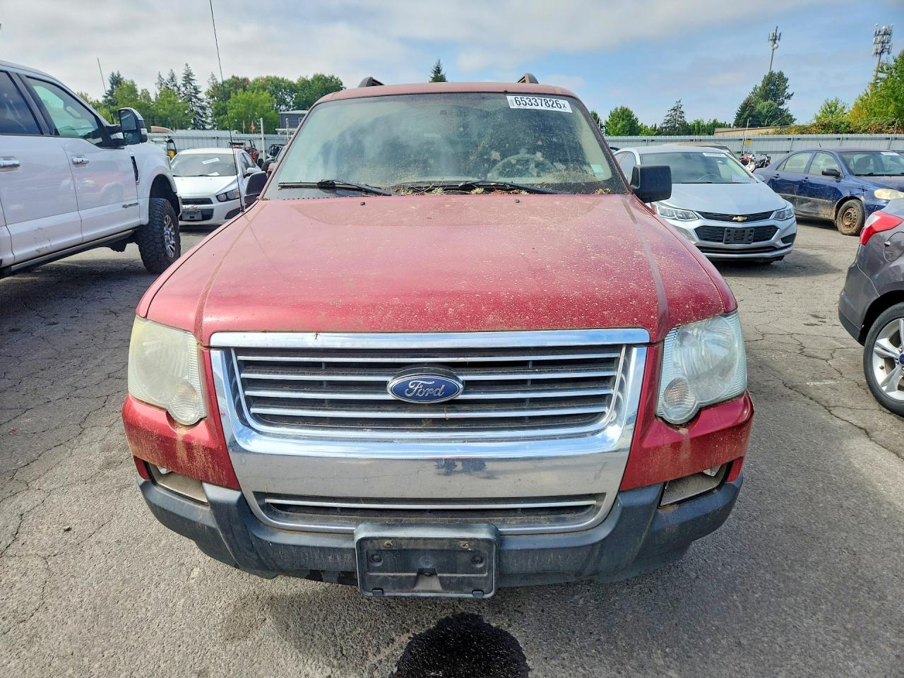 2007 Ford Explorer Xlt Red vin: 1FMEU73EX7UA82232