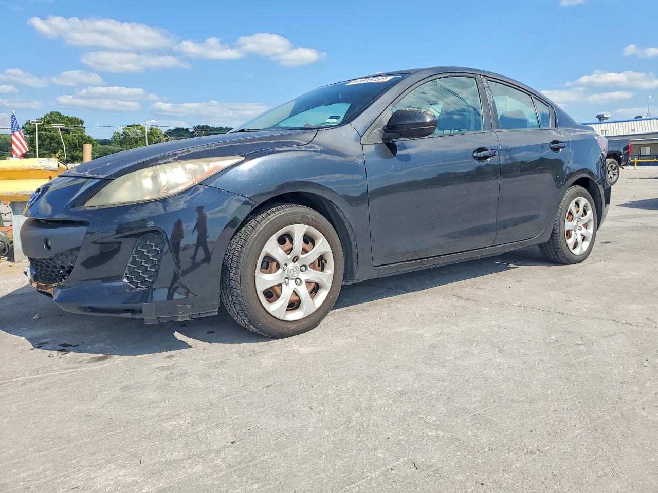 2012 Mazda 3 I Black vin: JM1BL1UF7C1595464