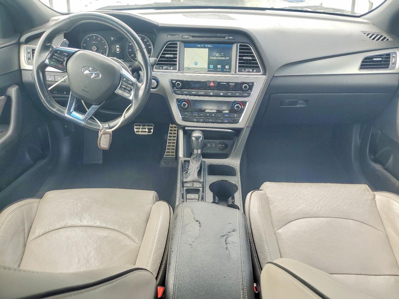 2015 Hyundai Sonata Limited 2.0t Серебряный vin: 5NPE34ABXFH116645