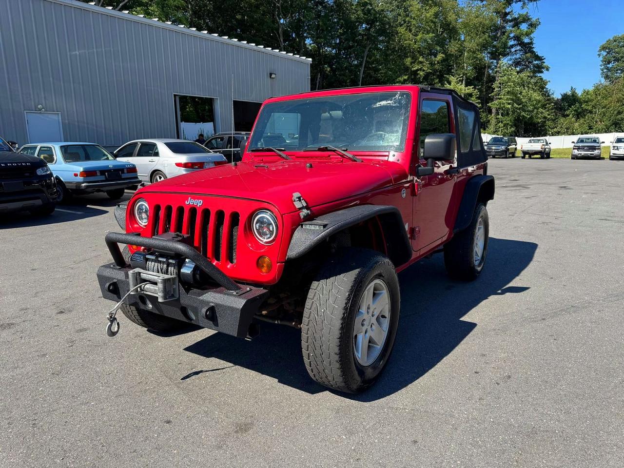 2008 Jeep Wrangler X Красный vin: 1J4FA24168L555691