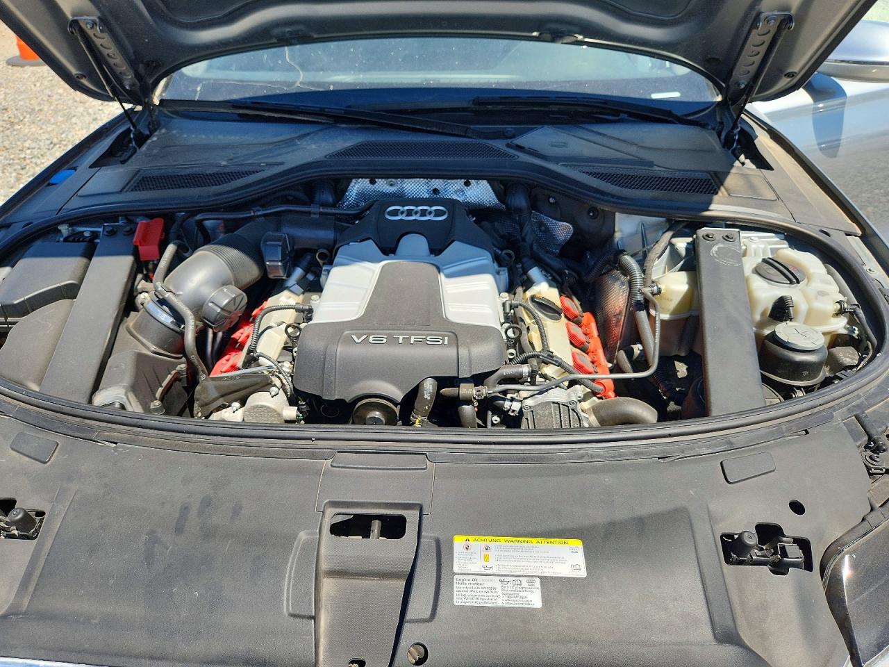 2013 Audi A8 L Quattro Gray vin: WAURGAFD0DN019947