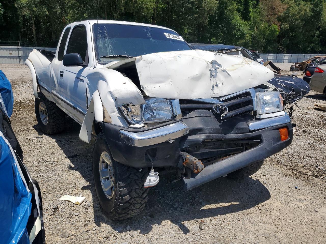 1999 Toyota Tacoma Xtracab White vin: 4TAWN72N5XZ556688