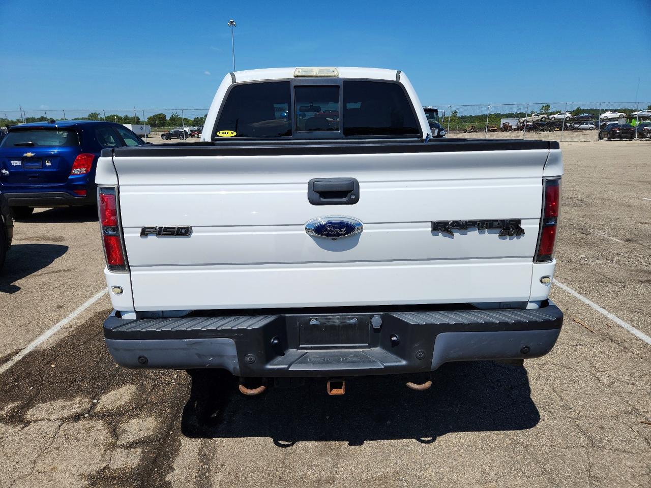 2014 Ford F150 Svt Raptor White vin: 1FTFW1R67EFC30130