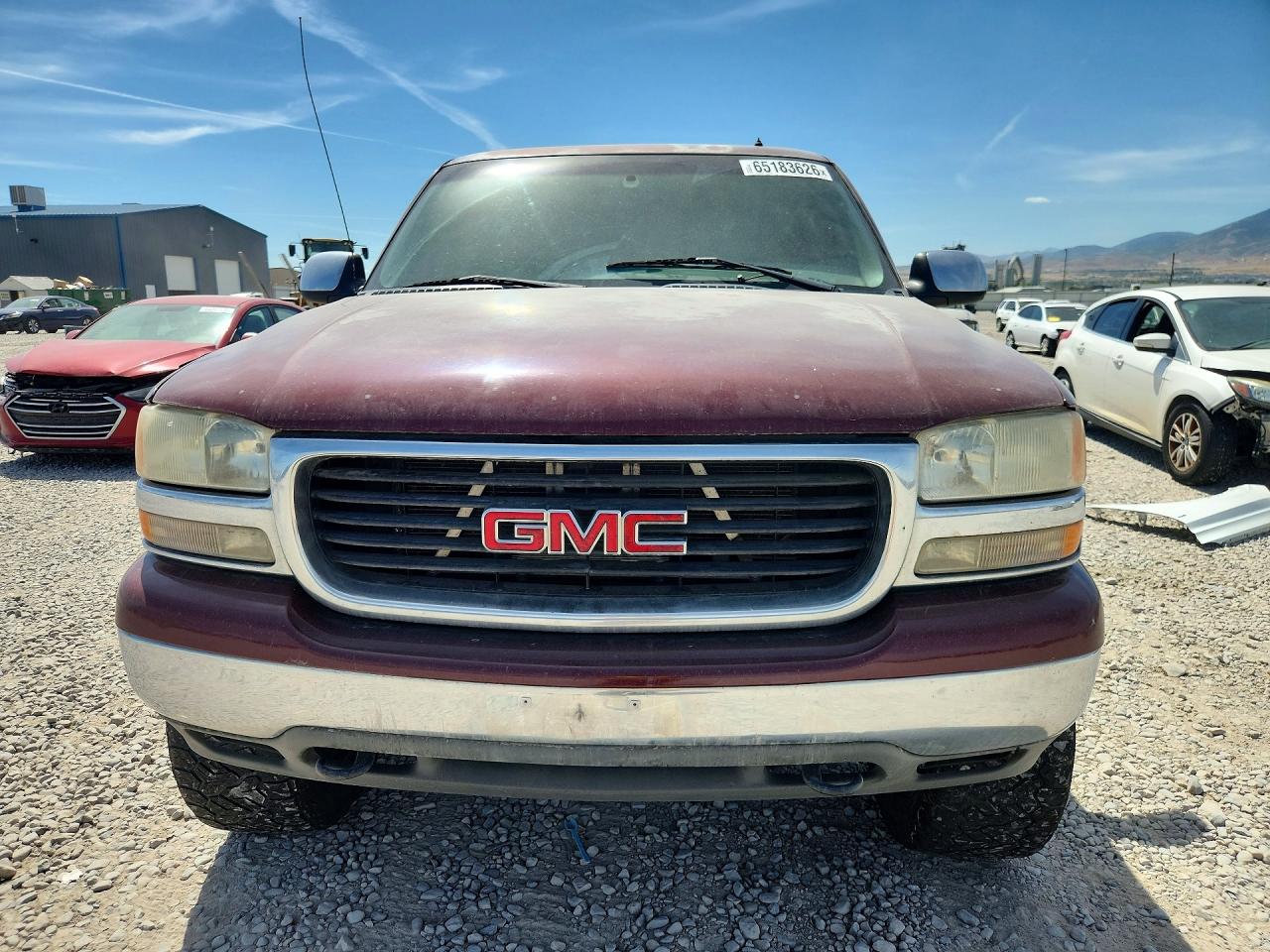 2001 Gmc New Sierra K1500 Burgundy vin: 1GTEK19T01E161634