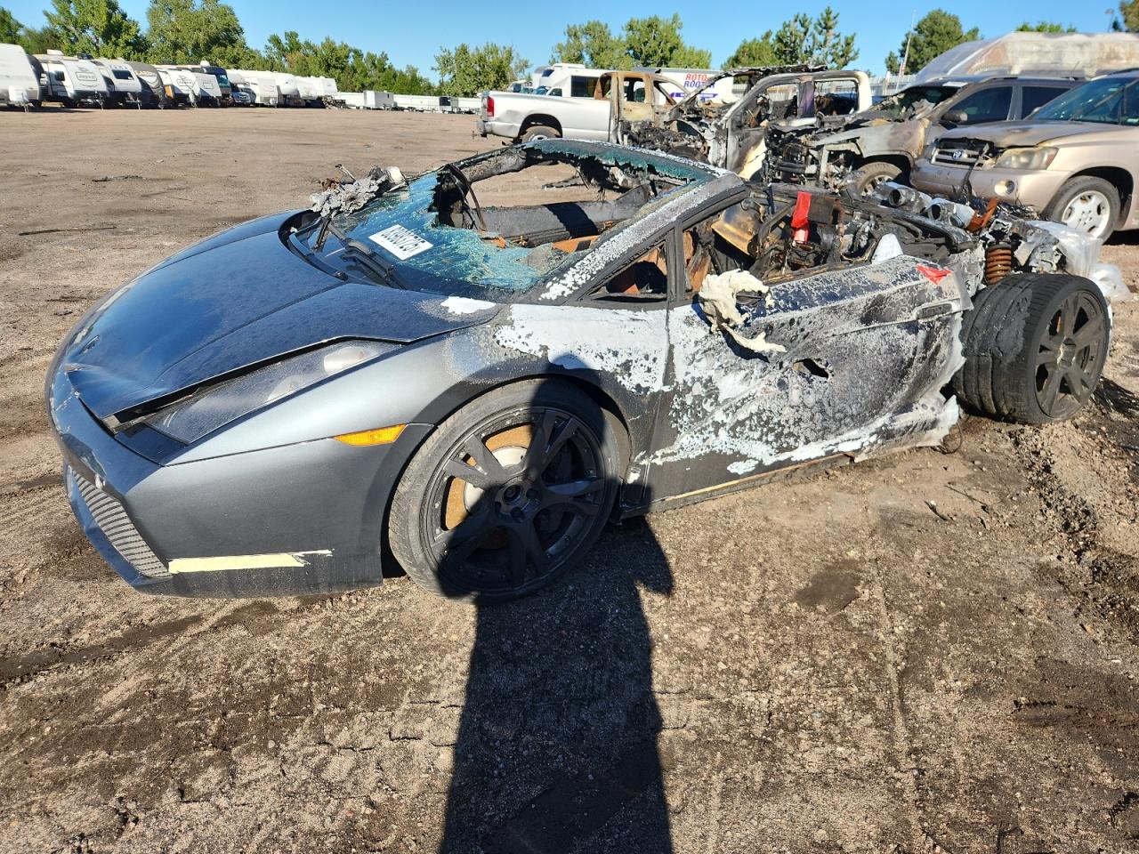 2007 Lamborghini Gallardo Spyder Серый vin: ZHWGU22T37LA04553
