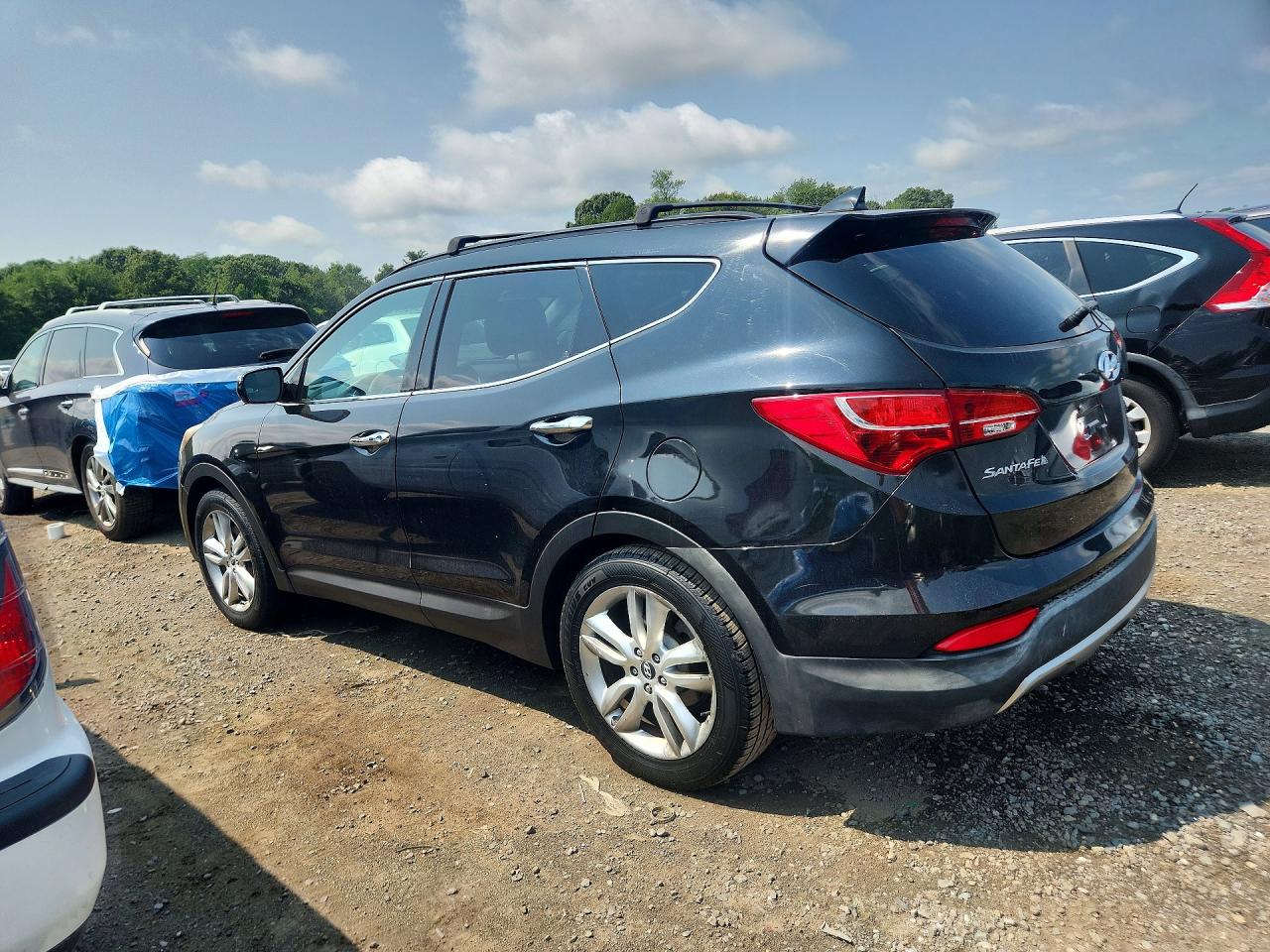 2013 Hyundai Santa Fe Sport 2.0t Black vin: 5XYZU3LA0DG081647