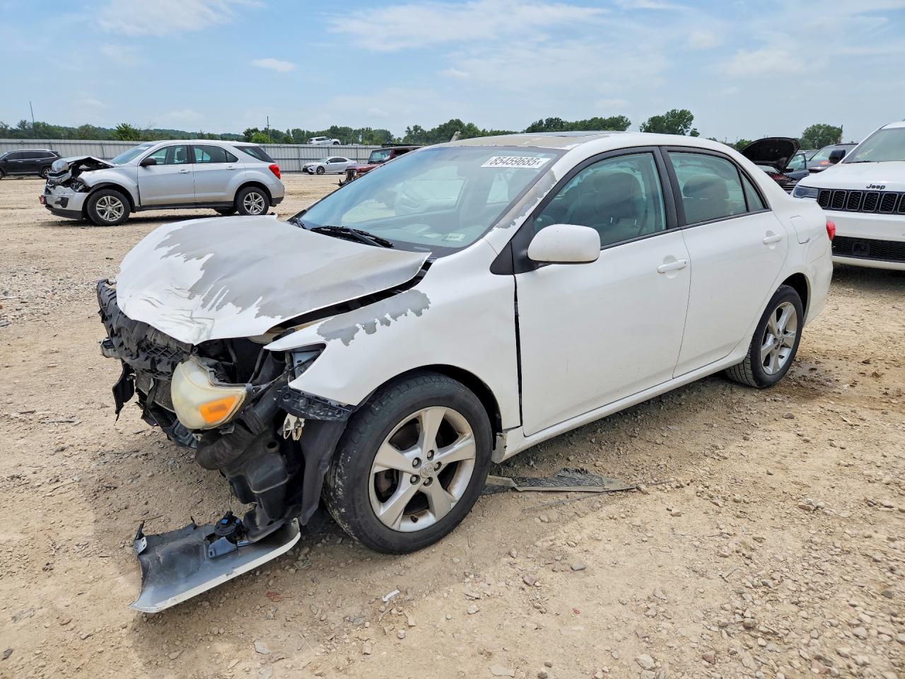 2012 Toyota Corolla Le White vin: 5YFBU4EE1CP006702