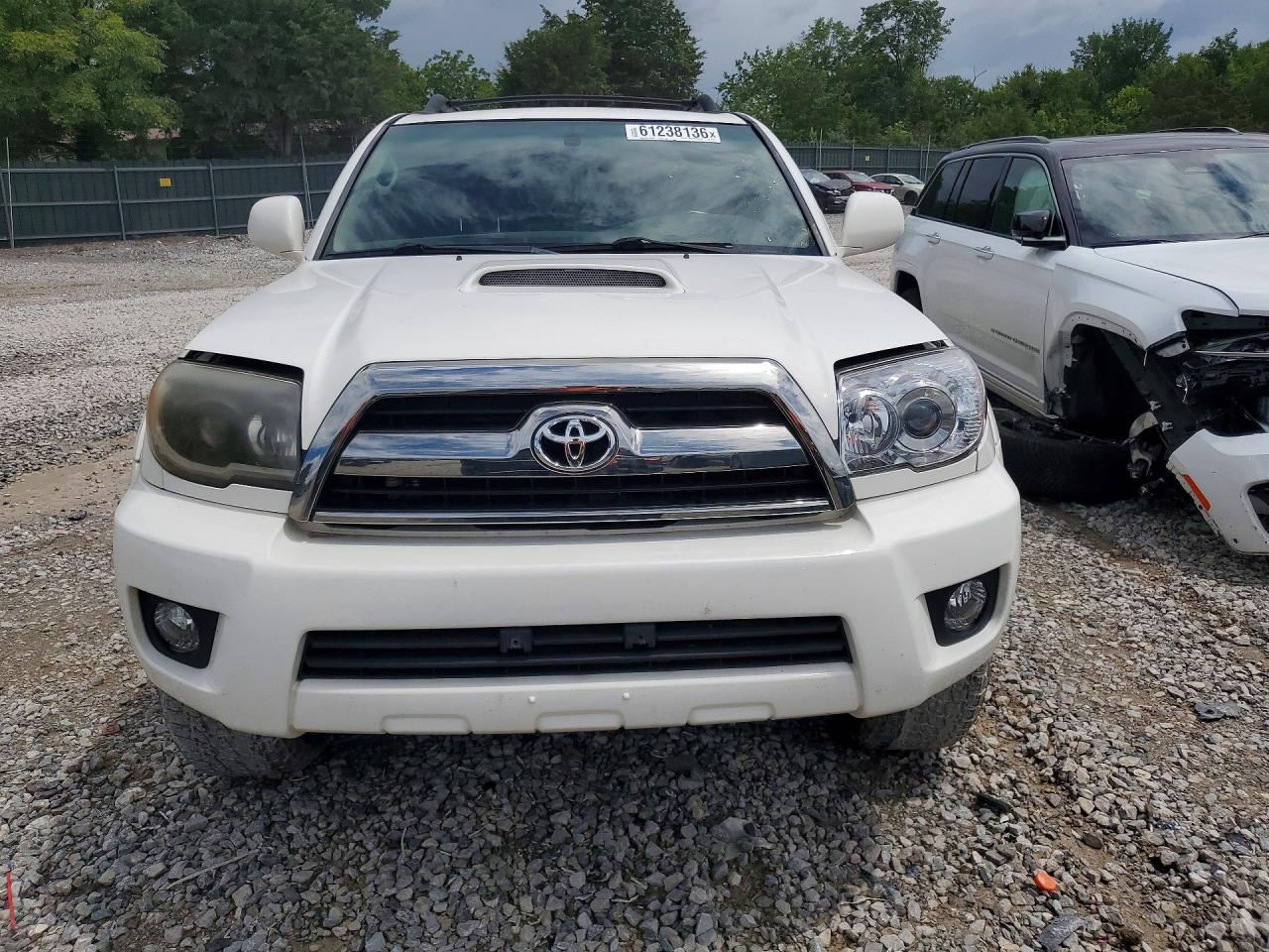 2008 Toyota 4runner Sport Edition White vin: JTEZT14R78K001400