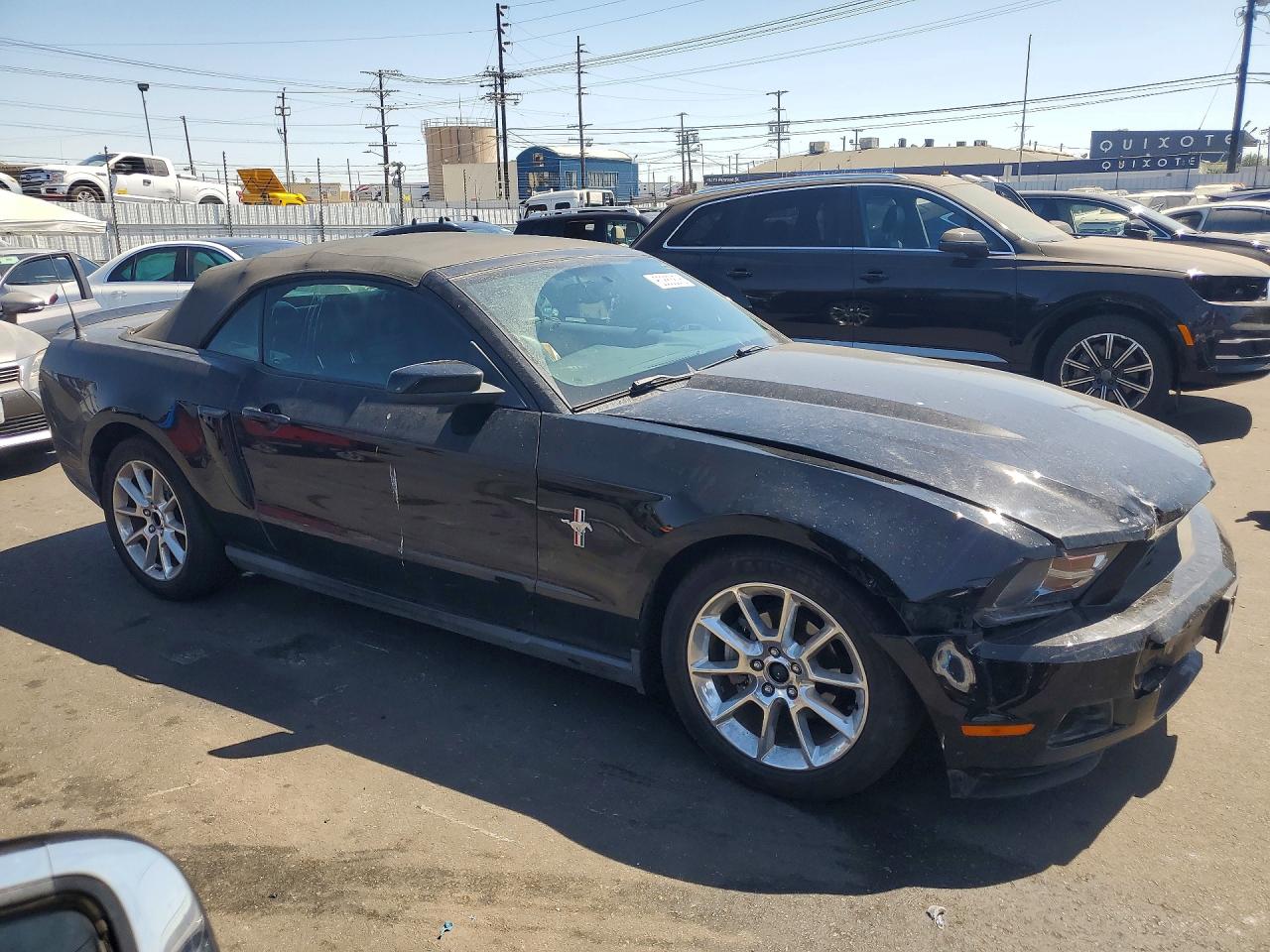 2010 Ford Mustang Black vin: 1ZVBP8EN1A5127395