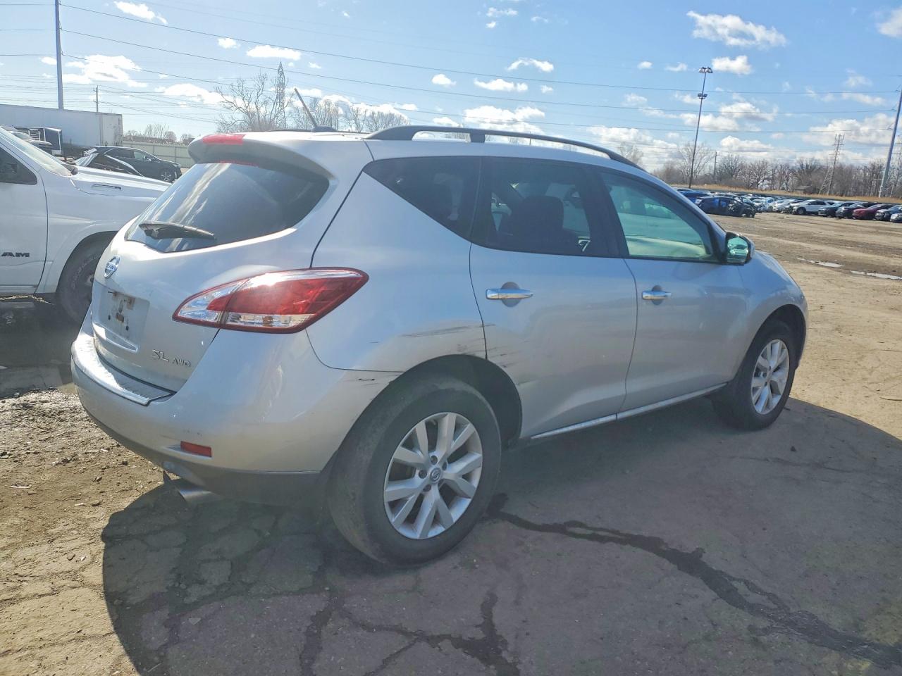 2011 Nissan Murano S Silver vin: JN8AZ1MW1BW176655