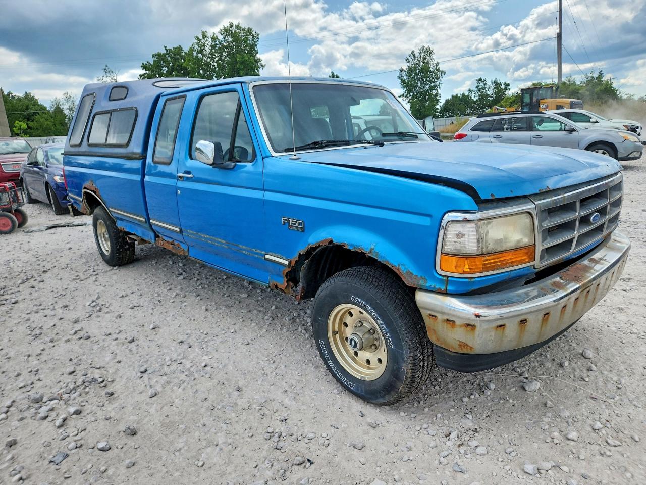 1994 Ford F150 Blue vin: 1FTEX14HXRKB89572