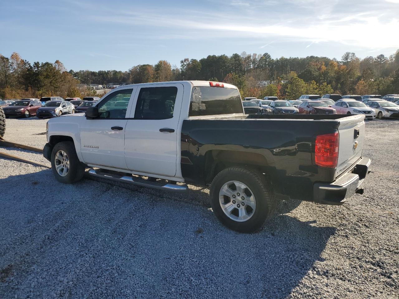 2014 Chevrolet Silverado C1500 Lt White vin: 3GCPCRECXEG111929