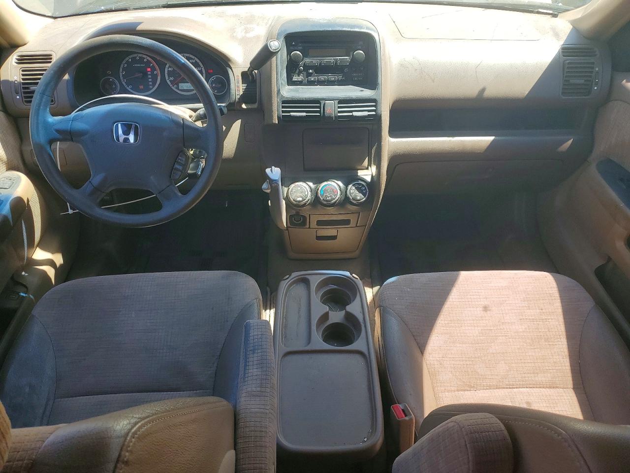 2004 Honda Cr-v Lx Gray vin: JHLRD68434C007800