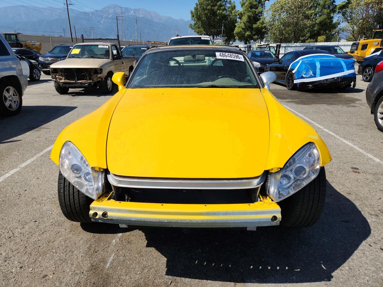 2005 Honda S2000 Yellow vin: JHMAP214X5S001857