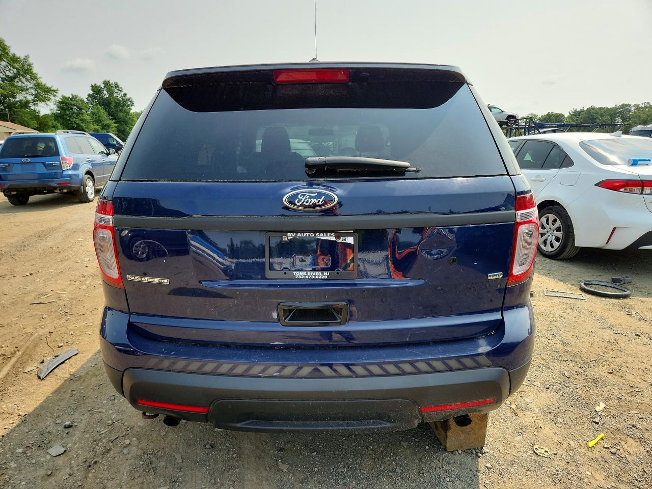 2015 Ford Explorer Police Interceptor Blue vin: 1FM5K8AR8FGC67927